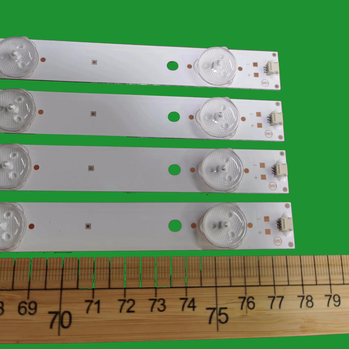 bande led rétro éclairage adhésif blanc tv kit connecteur led