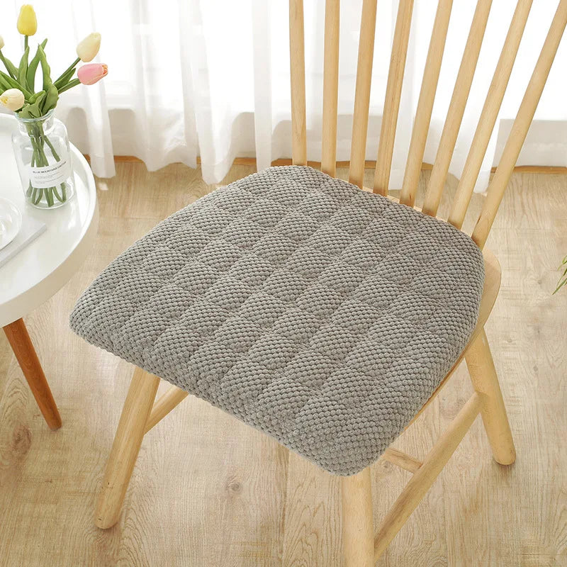 coussin siège forme amovible lavable mousse mémoire forme coton épais moderne bleu clair jaune
