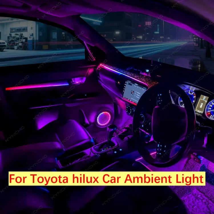 lumière ambiance voiture violet rose rouge blanc moderne adhésif barres câbles boîtier contrôle