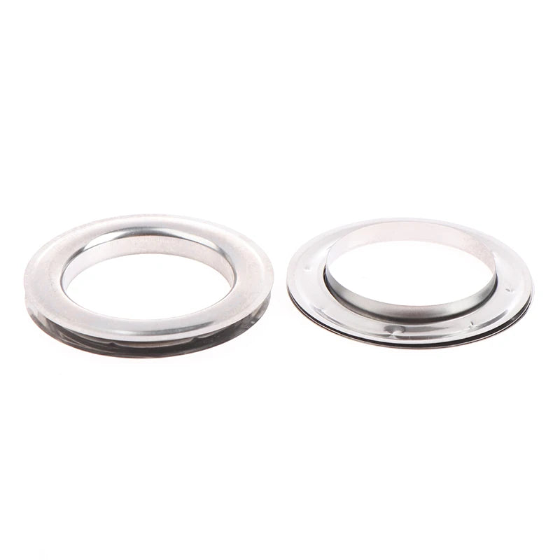 anneaux métalliques argentés industriels 60 paires diamètre intérieur 4cm coton rideau polonais accessoireuminiumallié