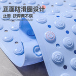 tapis bain antidérapant texturé boutons abrasive moderne bleu vert rose