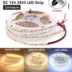 ruban led blanc flexible smd 120 leds metre adhésif salon chambre
