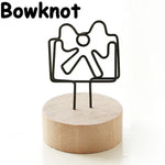 clips papier noir forme voiture oiseau étoile cœur minimaliste support bois