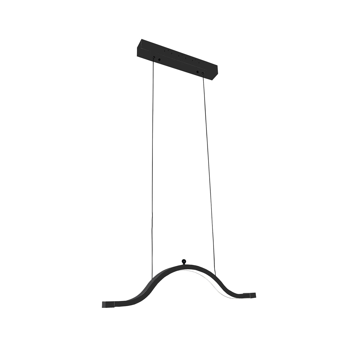 lampe suspension blanc noir lisse moderne minimaliste réglable télécommande câble 3200k 5600k