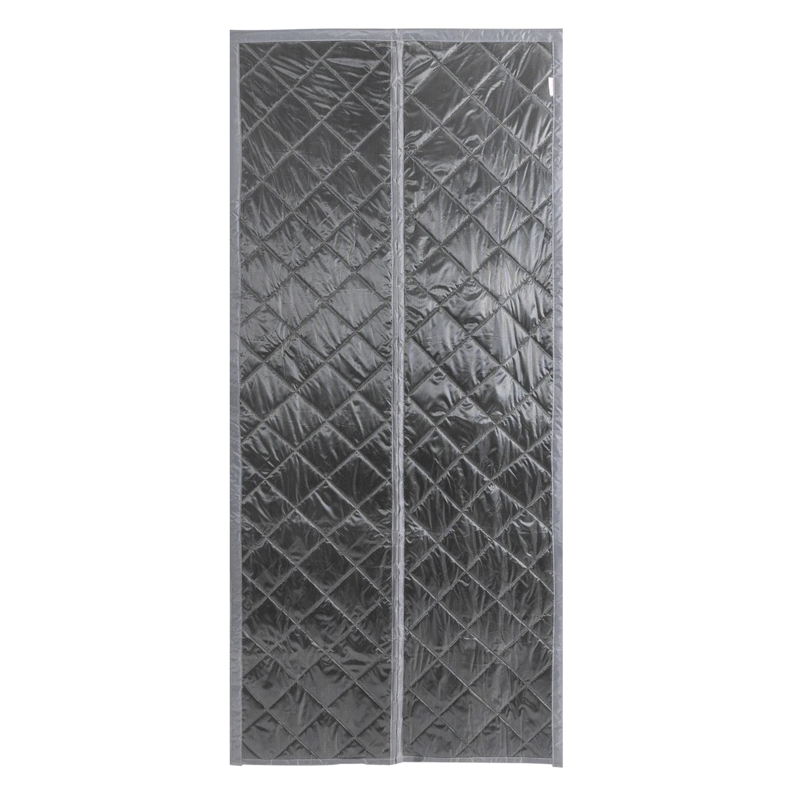 Panneau isolant thermique gris pour porte, idéal pour améliorer l'isolation intérieure et réduire les pertes de chaleur. Optimisé pour le confort thermique, sa conception matelassée apporte une touche moderne et fonctionnelle à tout intérieur. Facile à installer, il convient parfaitement aux espaces nécessitant une gestion efficace de la température.