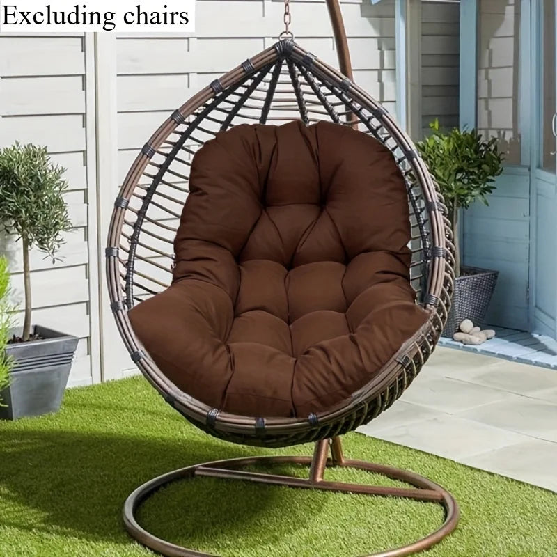 fauteuil suspendu coussin forme imperméable coton polyester marron vert bleu gris noir moderne confortable