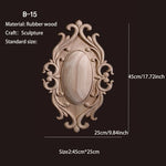 décoration murale bois sculpté floral classique baroque tableaux vintage