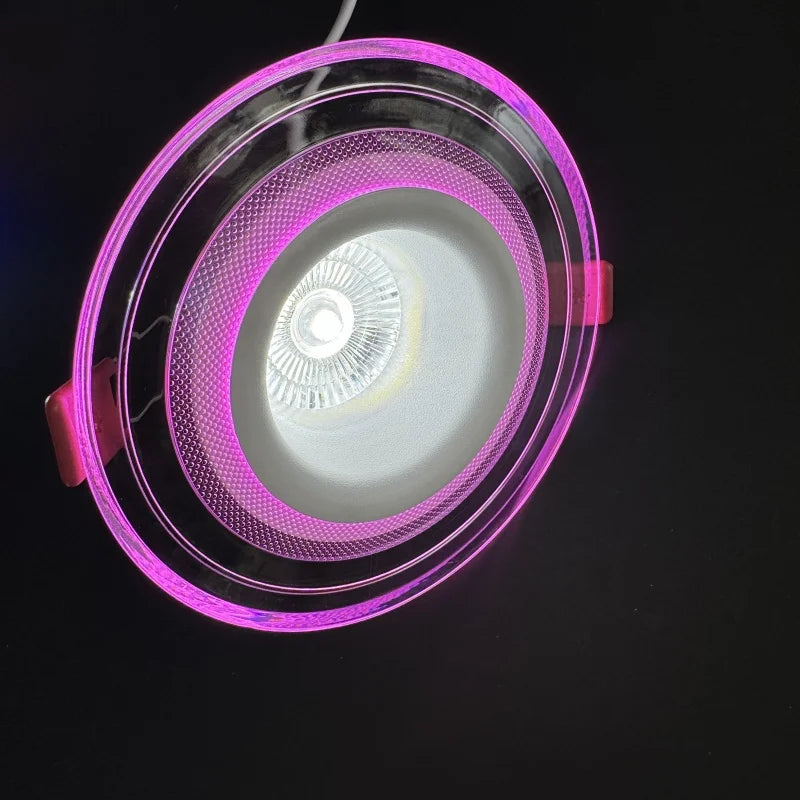 spots led violet jaune blanc bleu transparent moderne 3000k 6000k clips câble électrique