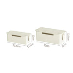 boîte rangement cordon alimentation blanc rayures moderne grande petite