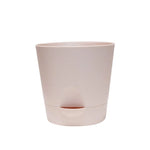 cache pot moderne auto arrosant plastique texture mat couleur bleu rose clairintérieur extérieur