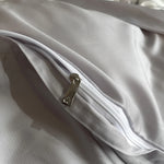 ensemble literie fleurs gris blanc housse couette drap taies oreiller lyocell eucalyptus doux