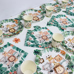 Gobelet jetable safari avec lion