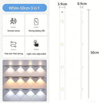 éclairage led sous cabinet blanc triangle moderne clips rechargeable usb