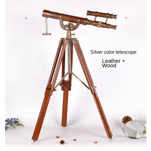 décoration vintage nautique télescope métallique trépied réglable haute qualité chambre salon