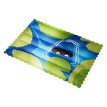 coussin refroidissement moderne rose vert oiseaux pois dorés gouttes d'eau polyvinyle chlore taille xl