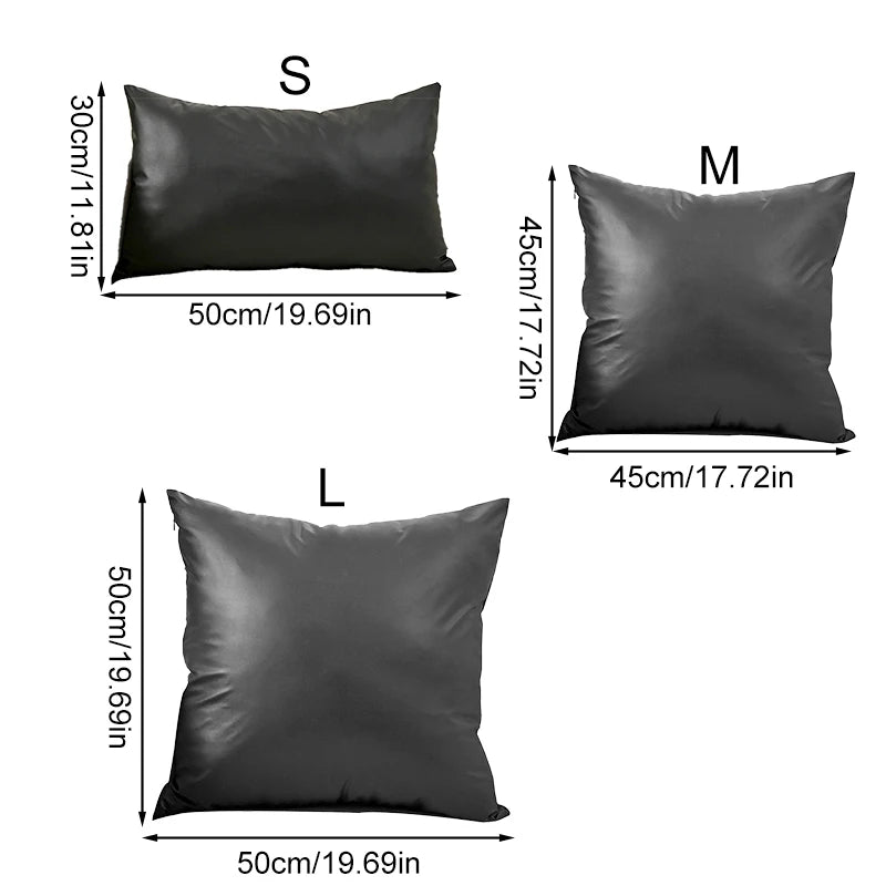 taies d'oreiller imperméables coton polyester noires modernes lit chambre coucher salon decoration maison tat