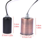 support ampoule led vis céramique noir doré cuivre argenté moderne facile