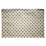 serviettes polyester coton rouge bleu marine vert beige coeurs points classique