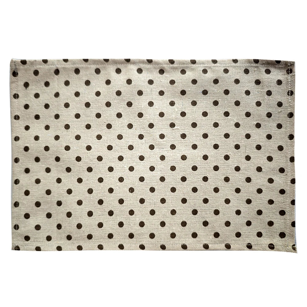 serviettes polyester coton rouge bleu marine vert beige coeurs points classique