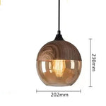 Suspension lumineuse moderne verre translucide câble noir salon chambre