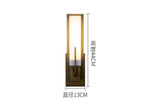appliques murales moderne bronze géométrique minimaliste éclairage chambre salon salle manger led fixées mur