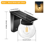 lampe solaire murale ip65 e27 moderne transparent abs pc