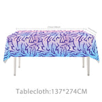 assiettes papier violet serviettes napkins gobelets plastique party purple hunter decorations anniversaire festifs moderne