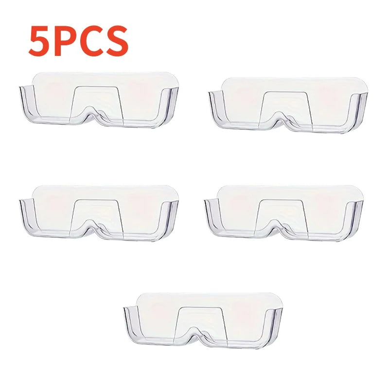 rangement lunettes adhésif transparent moderne boîte pièce PVC respectueux environnement