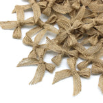 nœuds décoratifs rustiques couleur naturelle fibreux aspect artisanal 40mm 40mm décoration maison