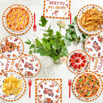 Set de serviettes pompier pour anniversaire