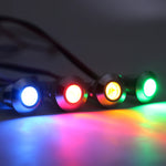lampe led industrielle 8mm 10mm 12mm argent bleu rouge vert éclairage double ccc certifié