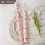 Bougies coniques peintes fleurs vert clair blanc rose violet bleu clair sans flamme aromathérapie
