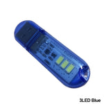 lampe led rechargeable usb moderne compact rouge bleu vert blanc transparent tactile