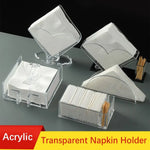 support serviettes transparent moderne boîte papier restaurant bureauôtel gobelet plastique