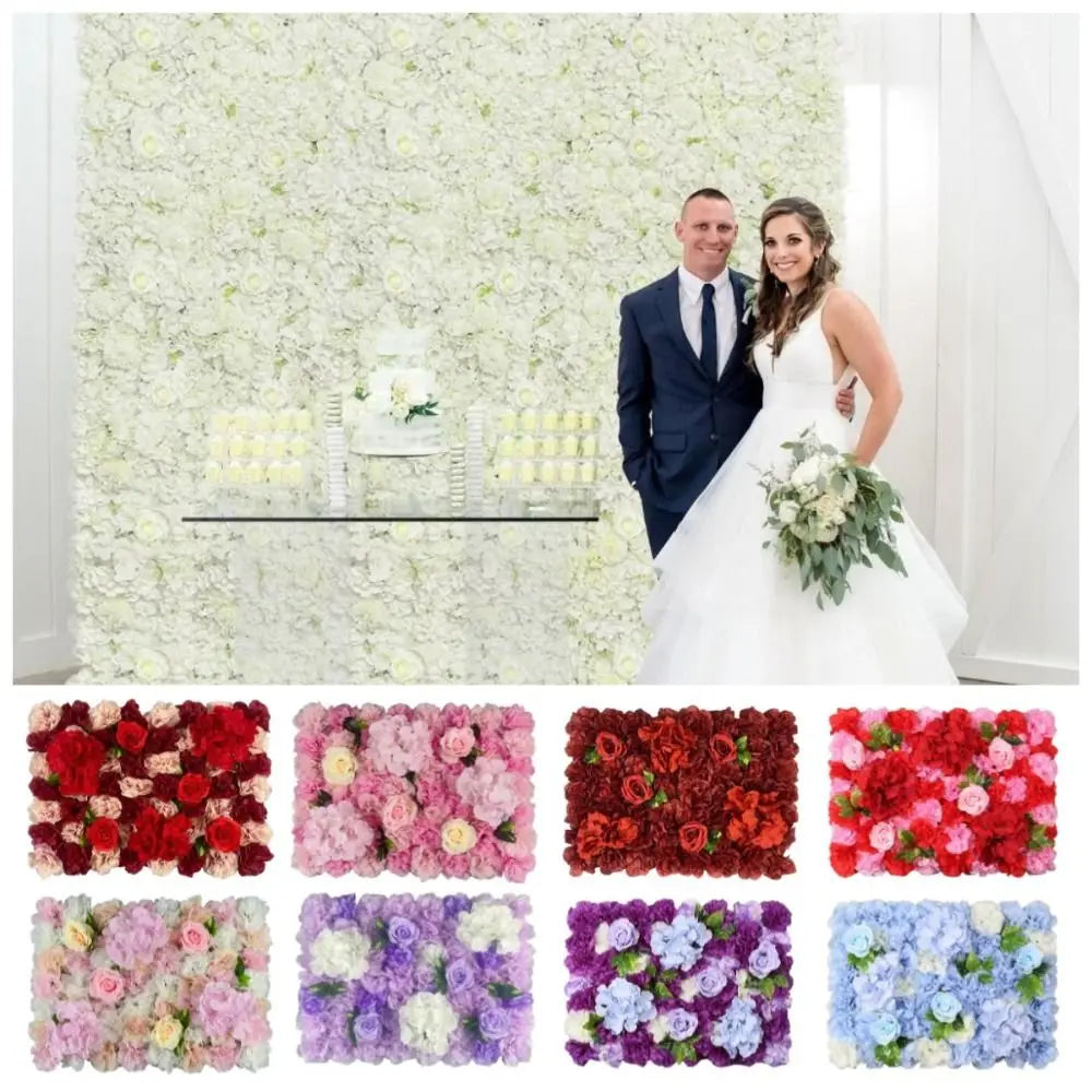 panneaux decoratifs florals rose blanc bleu violet modernes intérieur mariage anniversaire diplomes