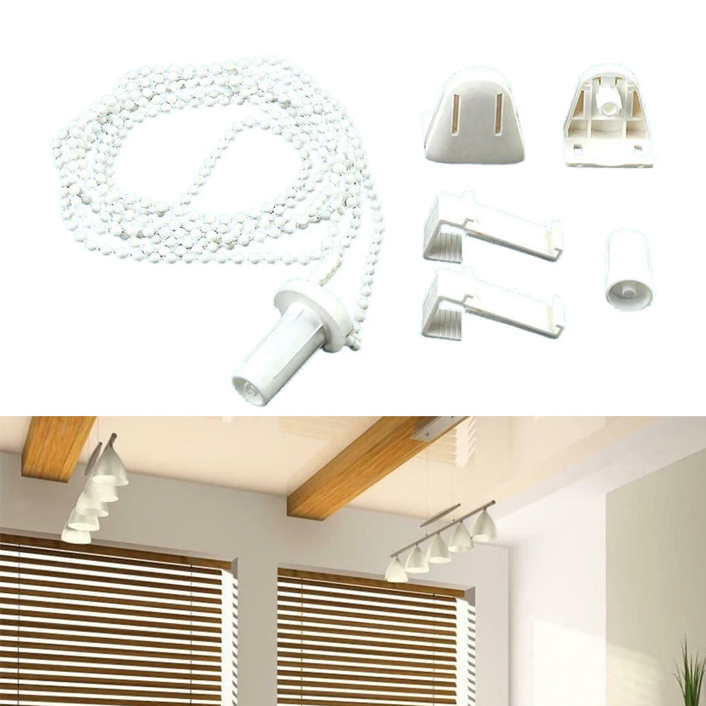 stores enrouleurs verticaux latte beige blanc chaîne blanche moderne clips boutons finition