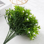 bouquet artificiel fleurs feuilles modernes minimaliste extérieur intérieur décoration anniversaire 22cm