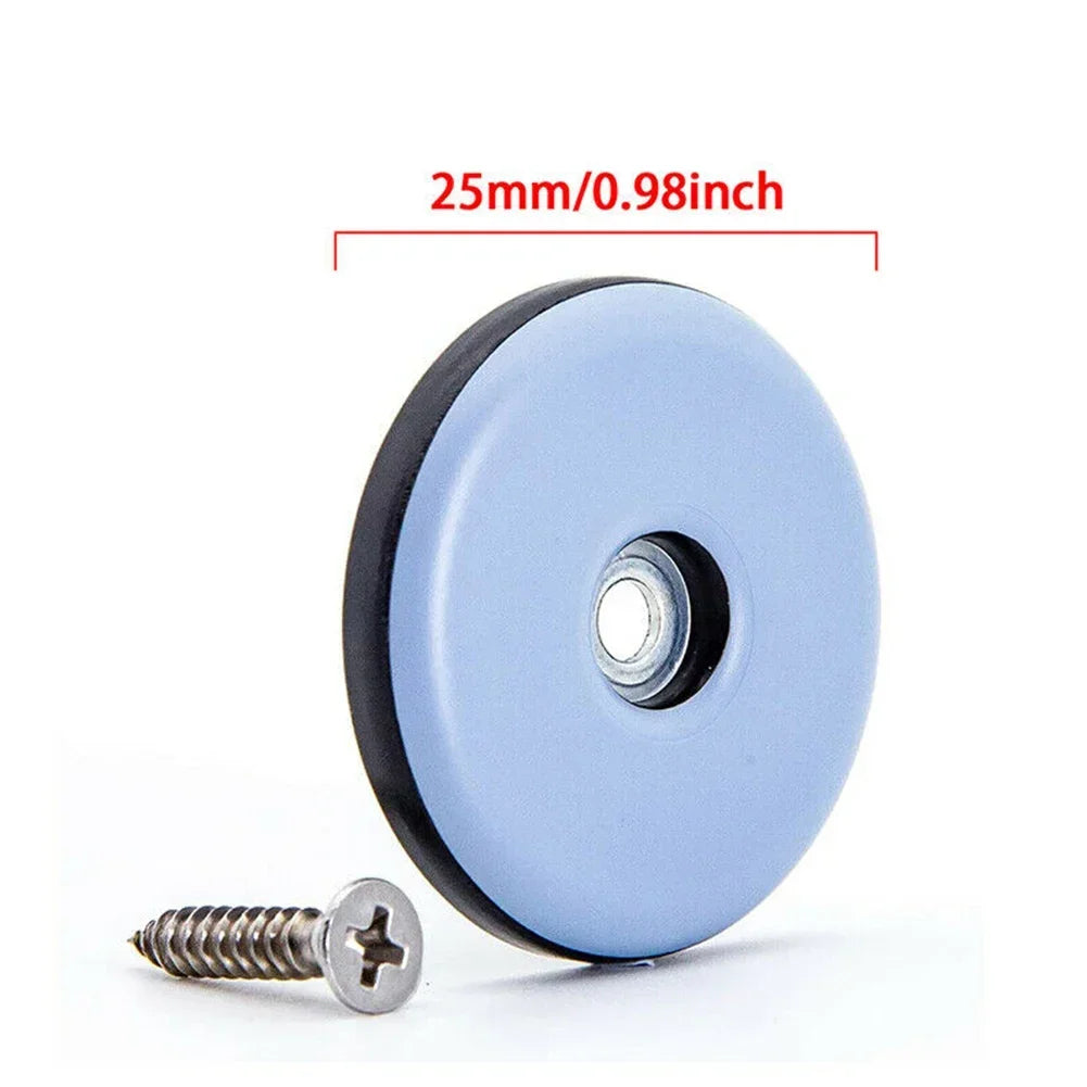 protectors meubles pieds vis gris noir ronds pratiques utilitaires 25mm 40mm