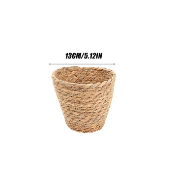 paniers tressés naturels rustiques organisez jardin 5pcs plantes vertes decoration