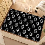 tapis oriental rayé astronautes noir blanc moderne antidérapant polyester adultes chambre salon