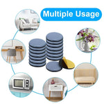 protecteurs table adhésifs modernes gris jaune 50mm 60mm 70mm meubles sols lisses tapis carreaux