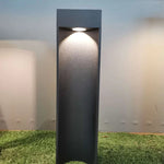 lampe solaire moderne noire imperméable éclairage extérieur ip65 led 110v 220v aluminium fixée base