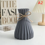 vase moderne élégant rose blanc vert bleu gris beige rayures plissées opacité cordelette