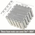 dalles sol mousse puzzle imitation bois couleur gris moderne facile nettoyage durable maison hôtelextérieur