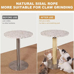 corde gratter chats texture naturelle fibres apparentes rustique marron clair jouet protéger meubles accessoris