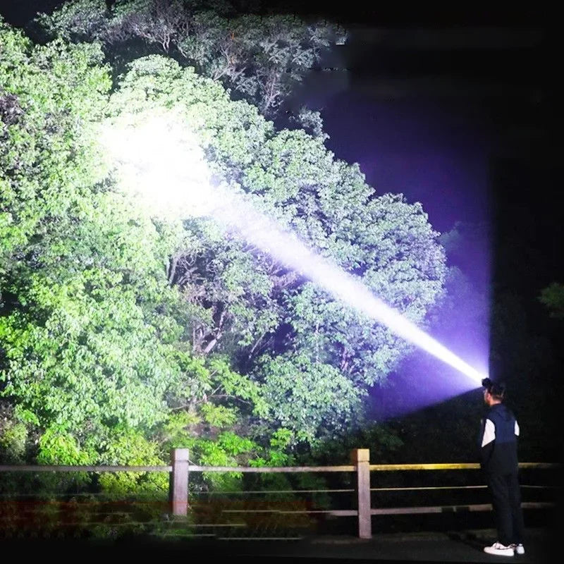 lampe frontale led tactique rechargeable usb noir réglable ipx6 éléments fluorescents