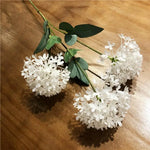 bouquet artificiel hortensia multicolore moderne decoration maison exterieur 60cm têtes