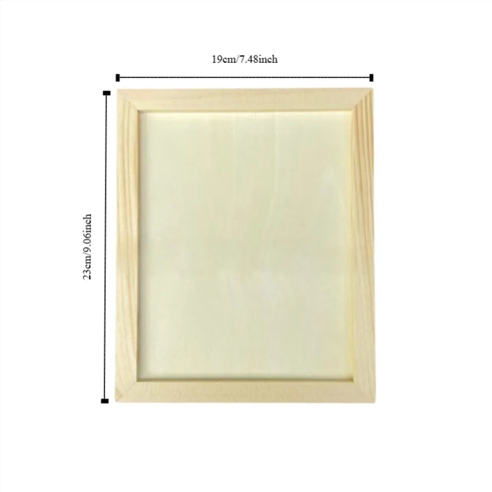 cadres bois naturels classiques différents enfants decoration photo façon rustique