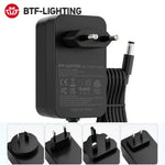 chargeur électrique 5v led noir prise murale universal adapter 6a 30w