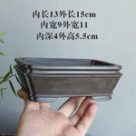 petit pot fleurs argile gris beige chinois artisanal maison